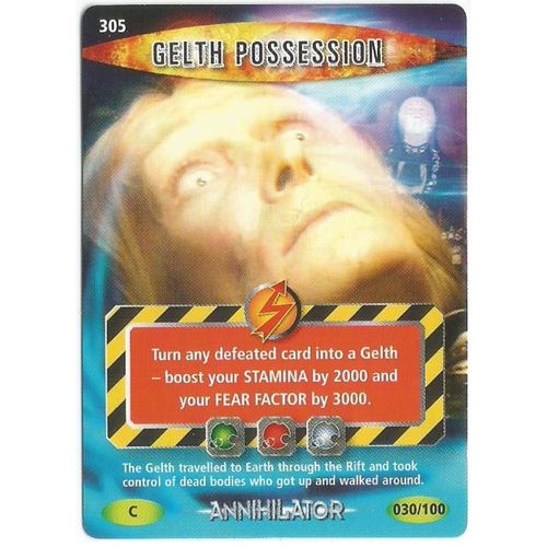 Dr Doctor Who Battles In Time Annihilator #305 Gelth Possession