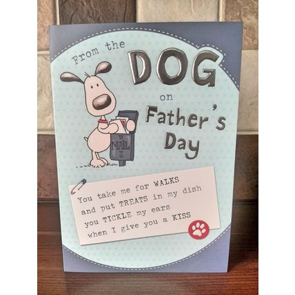 Father's Day Card - From The Dog - 012