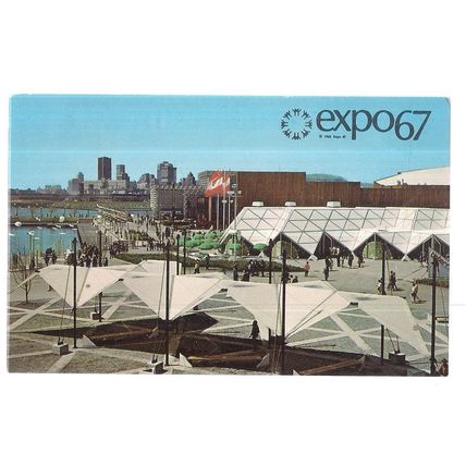 EXPO 67, MONTREAL, unused vintage postcard. =