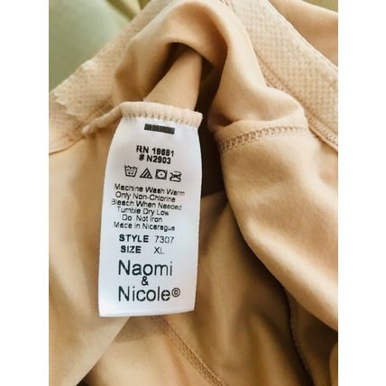 NAOMI & NICOLE HI-WAIST THIGH SLIMMER FIRM CONTROL SIZE XL STYLE 7307 NEW/TAGS
