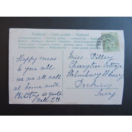 Awfully Glad To See You! Novelty Vintage Postcard