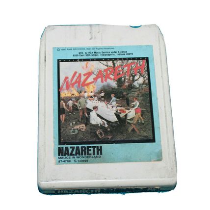 Classic Rock 8 TRACK Tape NAZARETH MALICE IN WONDERLAND Fast Cars Holiday Tested