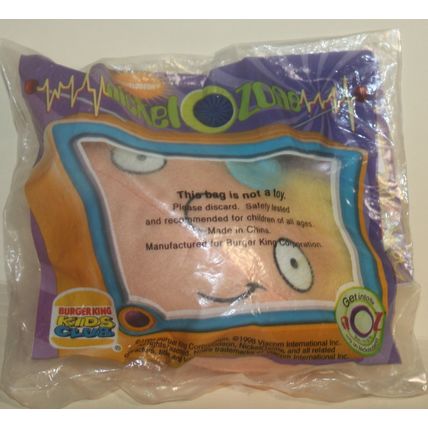 1998 Burger King Nickel O Zone Hey Arnold Football Head Arnold Mint in Package