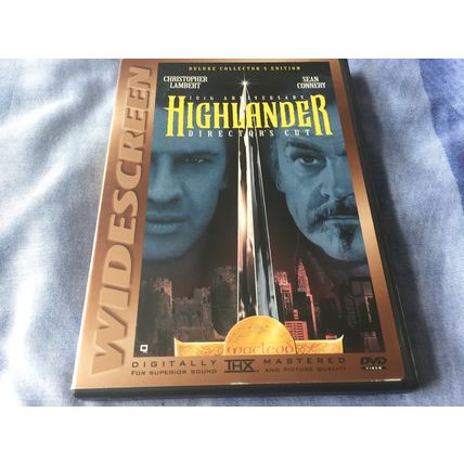 HIGHLANDER - 10th Anniversary Director's Cut (1997 REGION 1 DVD of 1986 film)