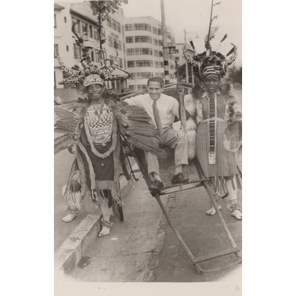 Luis Romero 1950s Spanish Boxer Boxing Zulu Warriors South Africa Old Photo