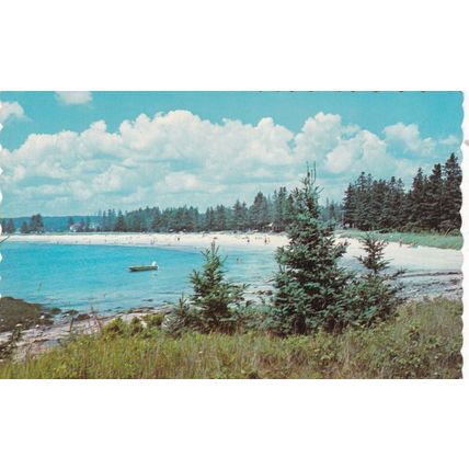 Pemaquid Beach Maine United States Postcard unused VGC