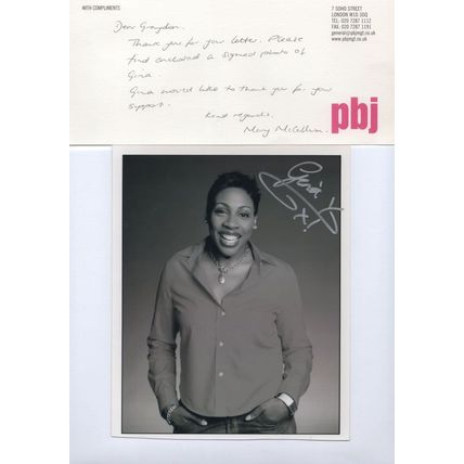 Gina Yashere Comedian Bob Hearts Abishola 2x Hand Signed Photo & COA