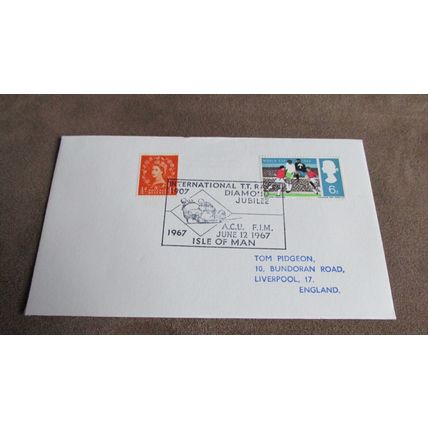 1967 Isle of Man Cover - International TT Motorcycle race Diamond Jubilee