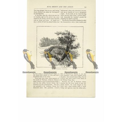 Harold's Bridge, Waltham, Essex, Book Illustration (Print), 1891