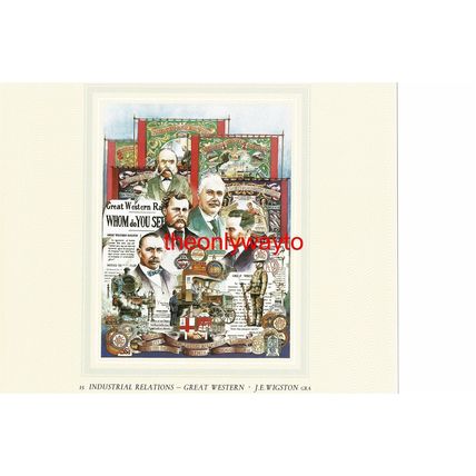 Industrial Relations, Great Western, GWR, Book Illustration (Print), 1985