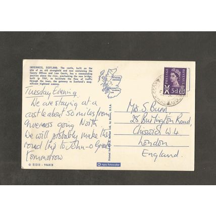 Postcard Inverness Multiview 1960s