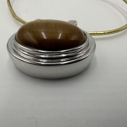 Laura Ramsey Eye Slide Pendant Women's Jewelry Sterling Tigers 925 LR Marked