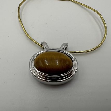 Laura Ramsey Eye Slide Pendant Women's Jewelry Sterling Tigers 925 LR Marked