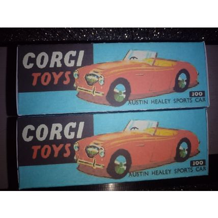 Corgi 300 Austin Healey Sports Repro / Copy / Replica Box