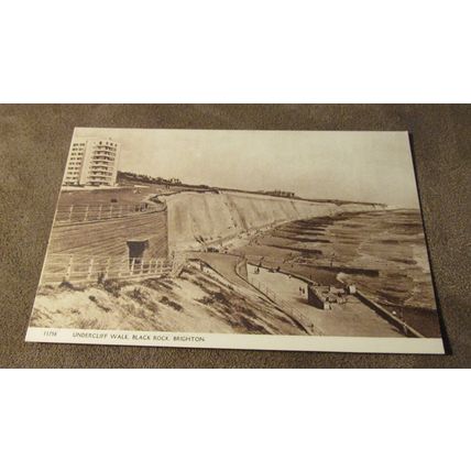 Norman Postcard - Undercliff Walk, Black Rock - Brighton, Sussex