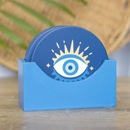 Drinks Coaster Set All Seeing Eye