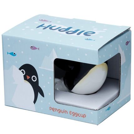 Penguin Egg Cup Ceramic 8 CM Tableware Home Decor