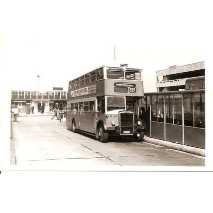 Black & White Photograph of Southend Corporation Transport - CJN 442C