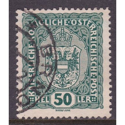 Austria 1916 BRNO POSTMARK on arms of Austria 50h VGC