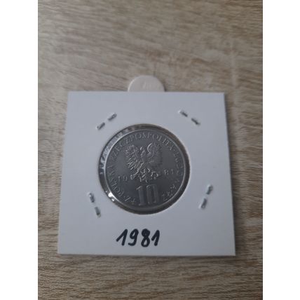 Polen 10 Zloty 1981 Boleslaw Prus.