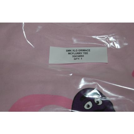 McDonalds Grimace Shake T-Shirt 2XL Limited Edition Crew Pink X Large Size NEW
