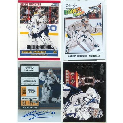Anders Lindback 11x: Rcs, Jerseys, Autograph, Rookie Gem