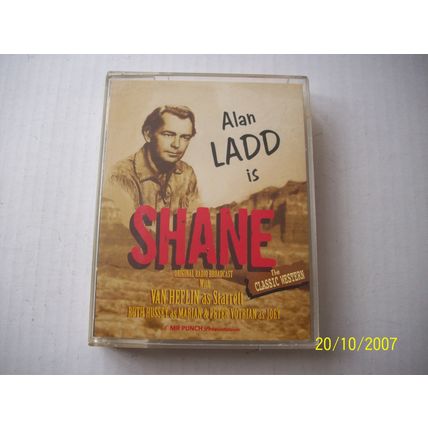 SHANE Alan Ladd is Shane , X1 Audio Cassette