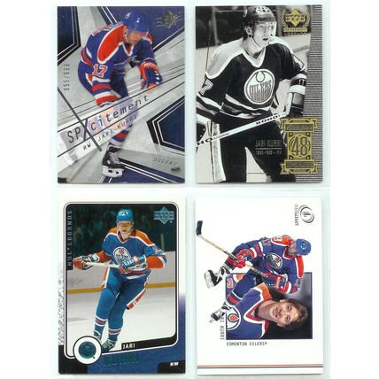 Jari Kurri 16x card lot incl Insert