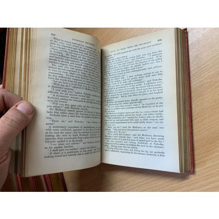 1914 CHARLES DICKENS NICHOLAS NICKLEBY FIRESIDE EDITION FICTION HB BOOK (P4)