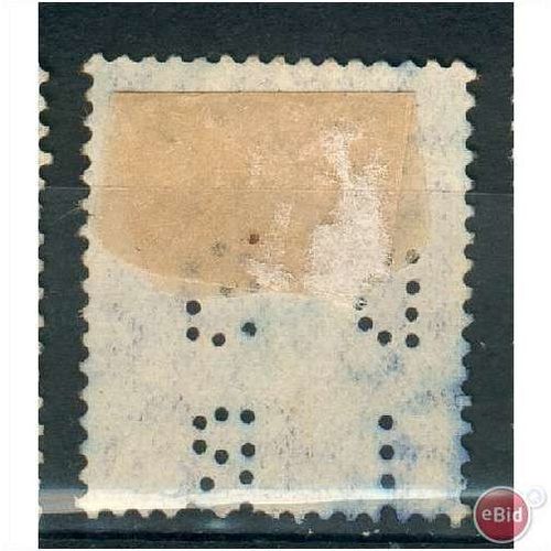 GB stamps 1937-47 KGV1 - 3d violet SG467 perfin - 2