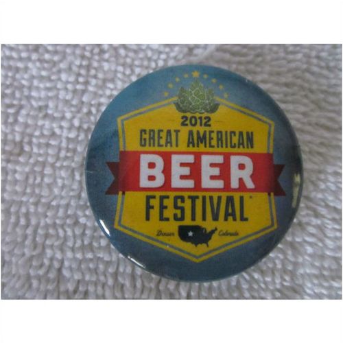 2012 Great American Beer Festival Metal Button Pin Craft Beer Festival