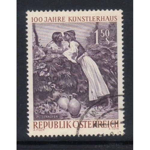 AUSTRIA 1961 CENTENARY KUNSTLERHAUS VIENNA 1.50S VALUE USED