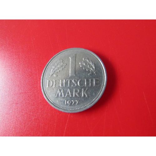 1977 GERMANY ONE DEUTSCHE MARK J MINT MARK FREE POST. AQ