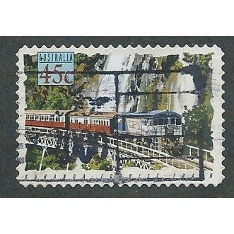 AUS 1993 45c (S/A) 'TRAINS- KURANDA' FINE USED (EBID35-783)