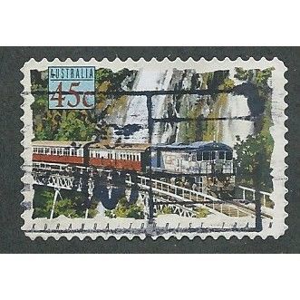 AUS 1993 45c (S/A) 'TRAINS- KURANDA' FINE USED (EBID35-783)