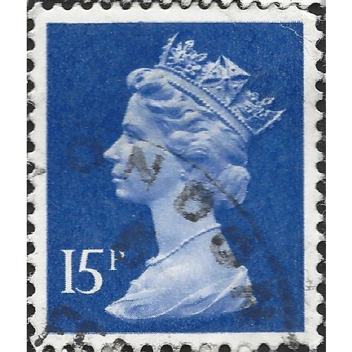 GB, Queen Elizabeth Machin, ultramarine 1979, 15p, #3