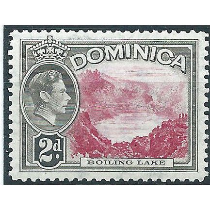 Dominica 1938 SG102 2d Carmine & Grey-Black Unmounted Mint....