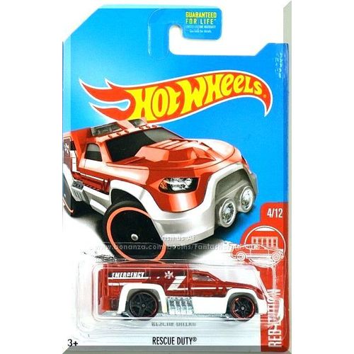 Hot Wheels - Rescue Duty: Red Edition #4/12 (2017) *Target Exclusive*