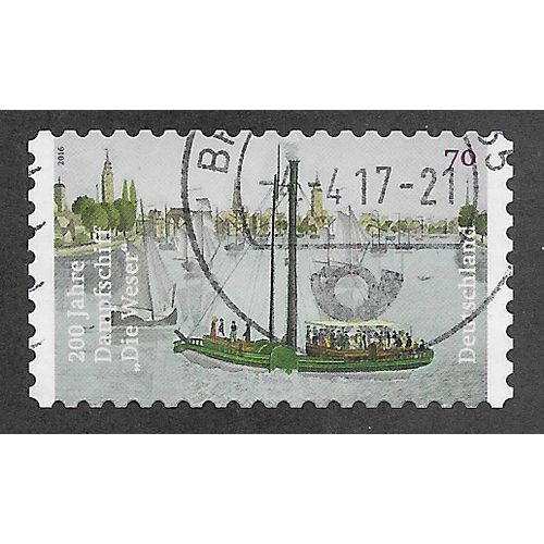 GER 2016 €0.70 (S/A) '200TH ANN OF DIE WESER' FINE USED (EBID60-413)