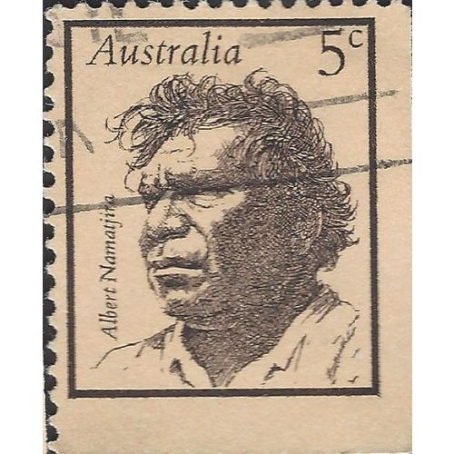 AUSTRALIA, Albert Namatjira, off-white 1968, 5c, #5