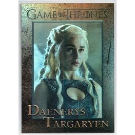 GAME of THRONES season 4 FOIL card # 44 DAENERY'S TARGARYEN (2015)