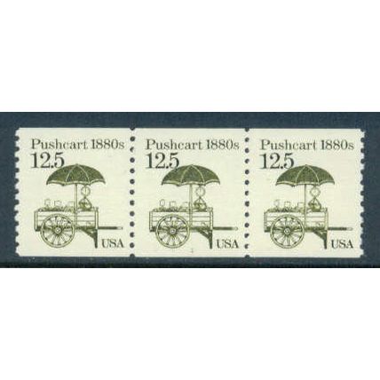 2133 12.5c Pushcart Fine MNH Dry Gum PNC 1/3 W0390