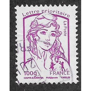 FRA 2013 (LETTRE PRIOR 100g) 'MARIANNE DE FRANCE' (C+K) FINE USED (EBID65-969d)
