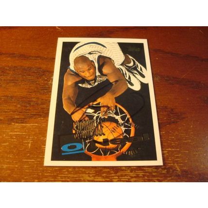 1995/96 Topps, Autograph Card, SHAQUILLE O'NEAL, HOF w/COA, Magic