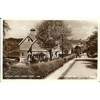 Sussex FOREST ROW Chapel Lane Postcard (Norman 6190)