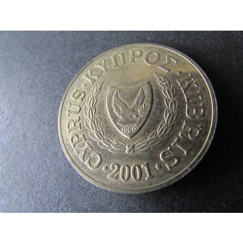 2001 CYPRUS TWENTY CENTS FREE POST. AAM