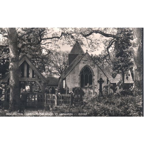 Vintage GB postcard - Hollington, Church-in-the Wood, St. Leonards, Sussex