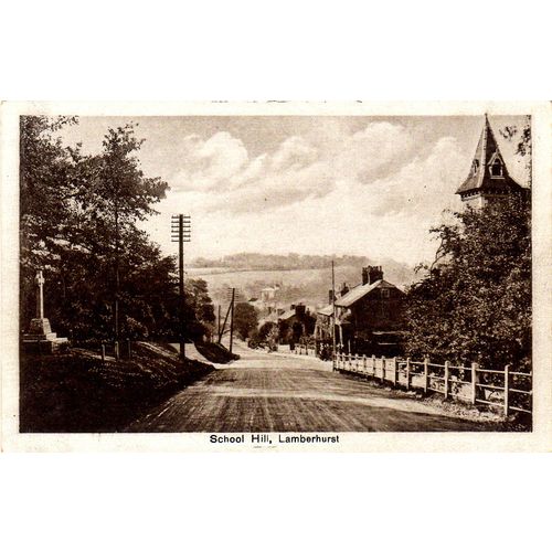 Kent - LAMBERHURST - Looking down School Hill - PPC - c.1905/10?