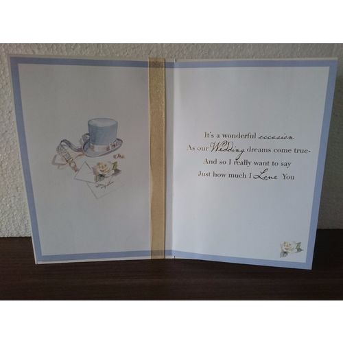 Husband to be Cards - Hand Made 17cm x 12cm approx