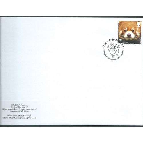 2016 1ST 'WWF' + 'ZOO-ANIMAIL-ZOO, SHERIDAN, CHESTER' PMK COVER (EBIDPACK3979)